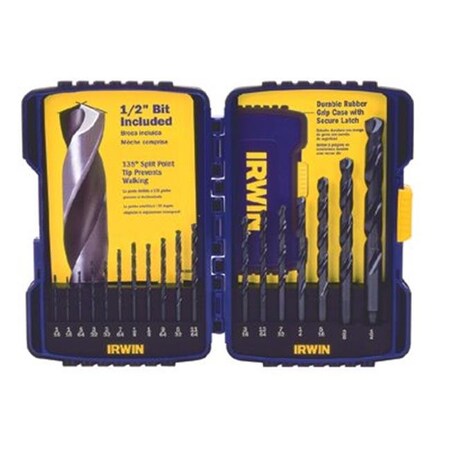Irwin Irwin 585-314018 18 Piece Black Oxide Drill Bit Set 585-314018